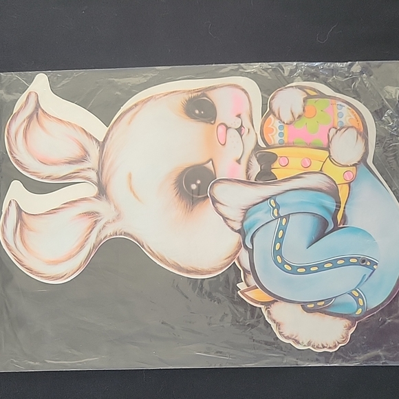 🐇💲2️⃣ 🐇 16 Inch Jointed Easter Bunnies 2 Pk Hanging Decorations - Picture 2 of 8